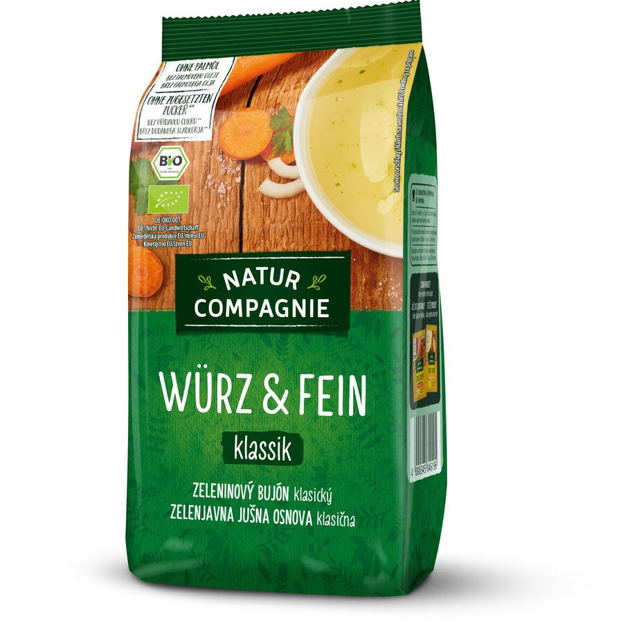 Amestec Bio Baza pentru Mancaruri si Supe Fara Zahar Natur Compagnie 252 g