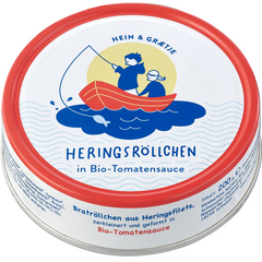Conserva de Rulouri de Hering in Sos Tomat Hein &amp; Graetje 200 g