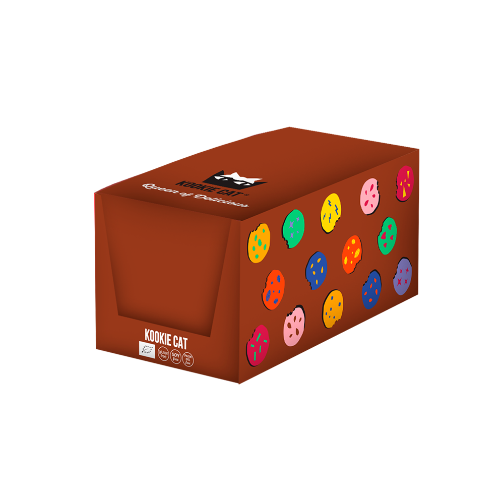 Cookie Bio cu Nuci si Cacao Fara Gluten Kookie Cat 50 g