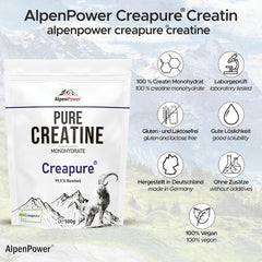 Creatina monohidrat Creapure Alpenpower 500 g