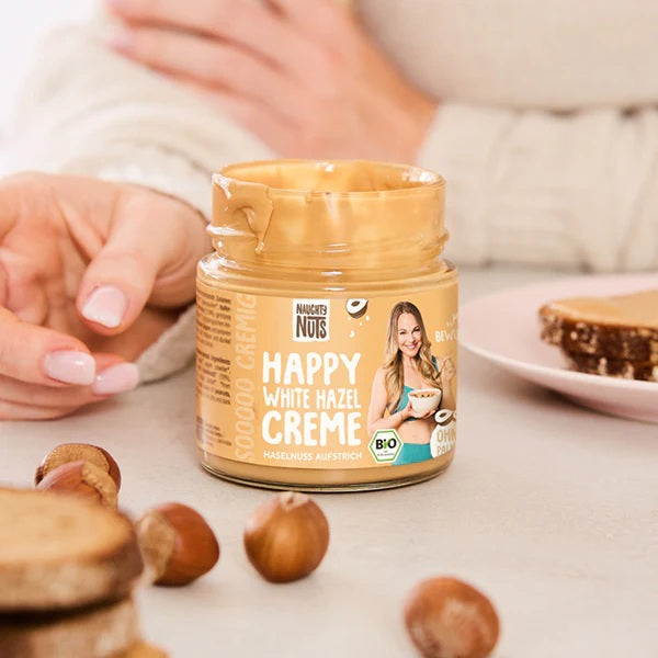 Crema Bio Vegana de Alune Happy White Naughty Nuts 250 g