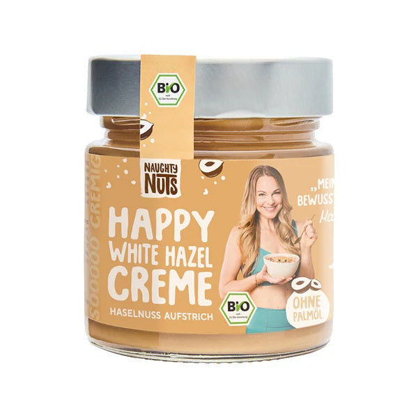 Crema Bio Vegana de Alune Happy White Naughty Nuts 250 g