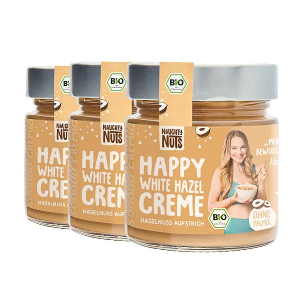 Crema Bio Vegana de Alune Happy White Naughty Nuts 250 g