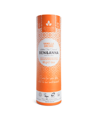 Deodorant Natural Vegan Stick Tub Carton Vanilla Orchid Ben & Anna 60 g