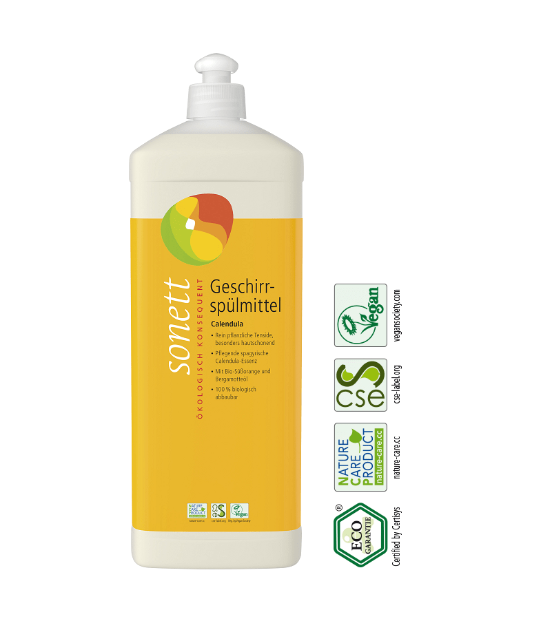 Eco Detergent Pentru Spalat Vase cu Galbenele Sonett 1 l