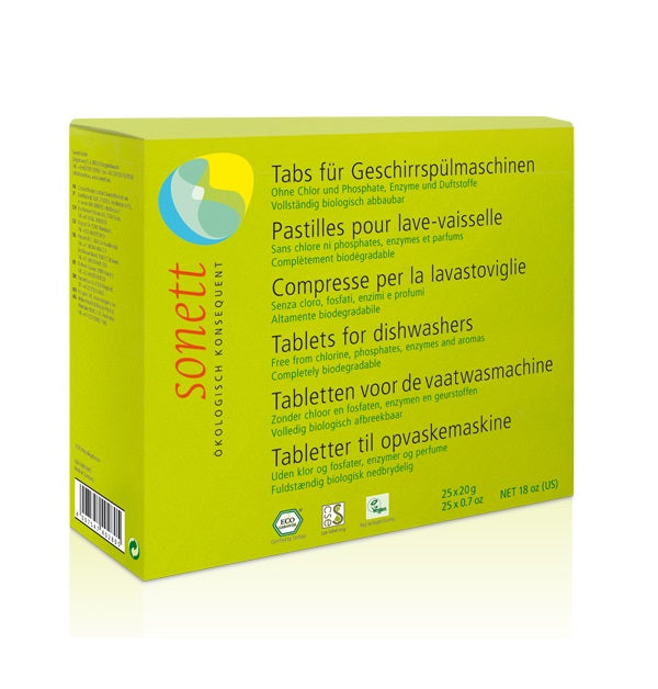 Eco Tablete Pentru Masina de Spalat Vase Sonett 20 x 25 g 500 g