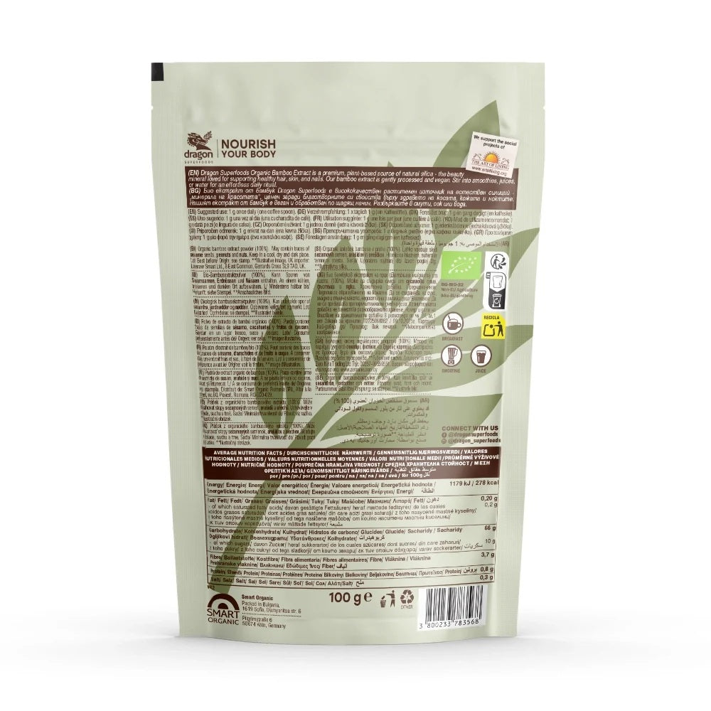 Extract de Bambus Bio Dragon Superfoods 100 g