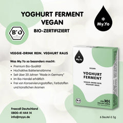Ferment Bio Pentru Iaurt Vegan My.Yo 15 g