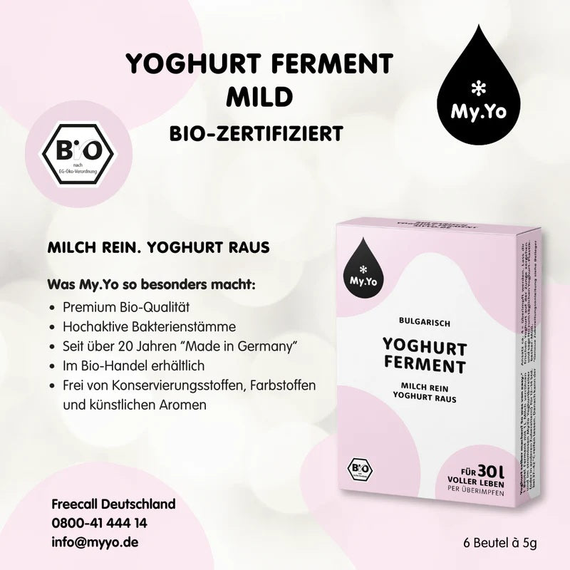 Ferment pentru Iaurt Bulgaresc My.Yo 15 g