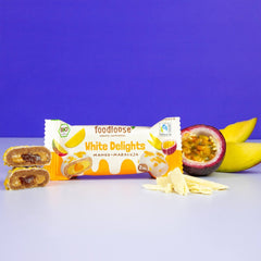 Fursecuri Bio Vegane White Delights Mango Maracuja Foodloose 40 g