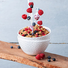 Granola Bio cu Fructe de Padure Low Sugar Krunchy Barnhouse 375 g