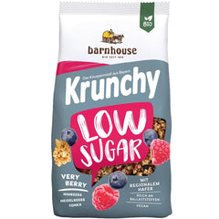 Granola Bio cu Fructe de Padure Low Sugar Krunchy Barnhouse 375 g