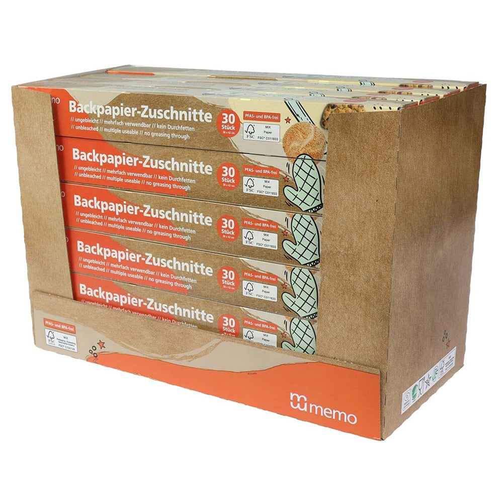 Hartie de Copt Nealbita Fara Clor Compostabila Eco Kitchen Memo 24 buc