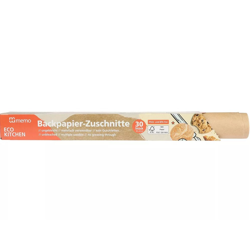 Hartie de Copt Nealbita Fara Clor Compostabila Eco Kitchen Memo 24 buc