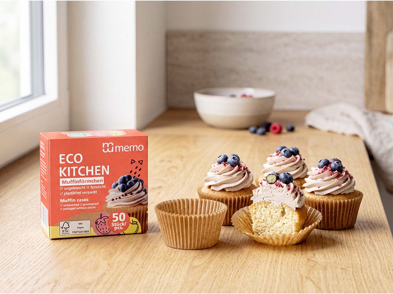 Hartie pentru Briose Eco Memo 50 buc