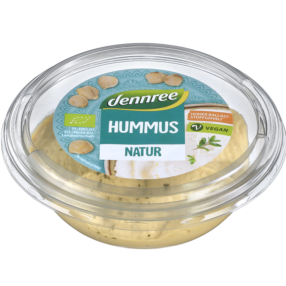 Hummus Bio Natur Dennree 150 g