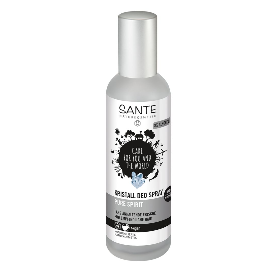 Kristall Deodorant Extra Sensitiv Pure Spirit Sante 100 ml