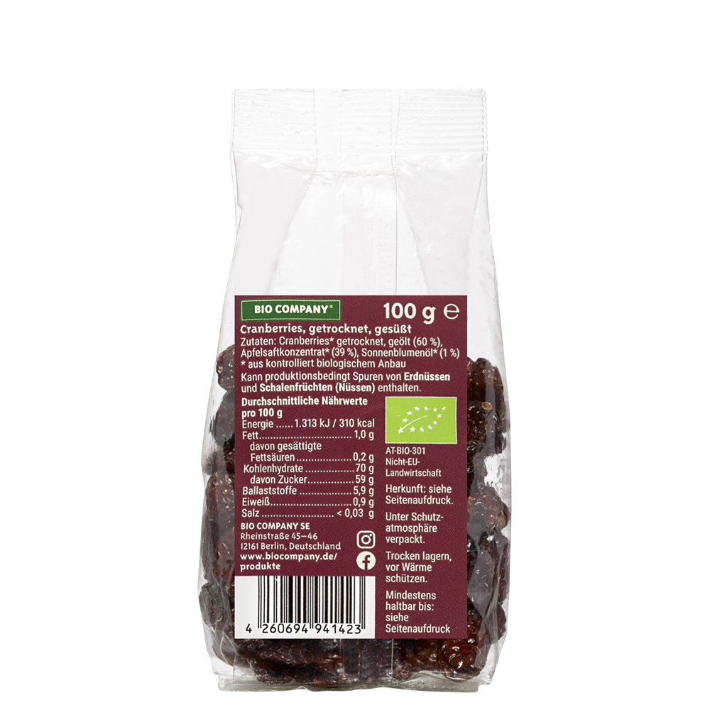 Merisoare Bio Bio Company 100 g