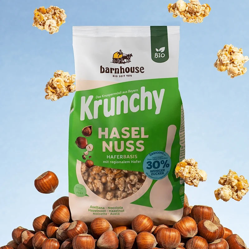 Musli Bio Crunchy cu Alune de Padure Barnhouse 500 g