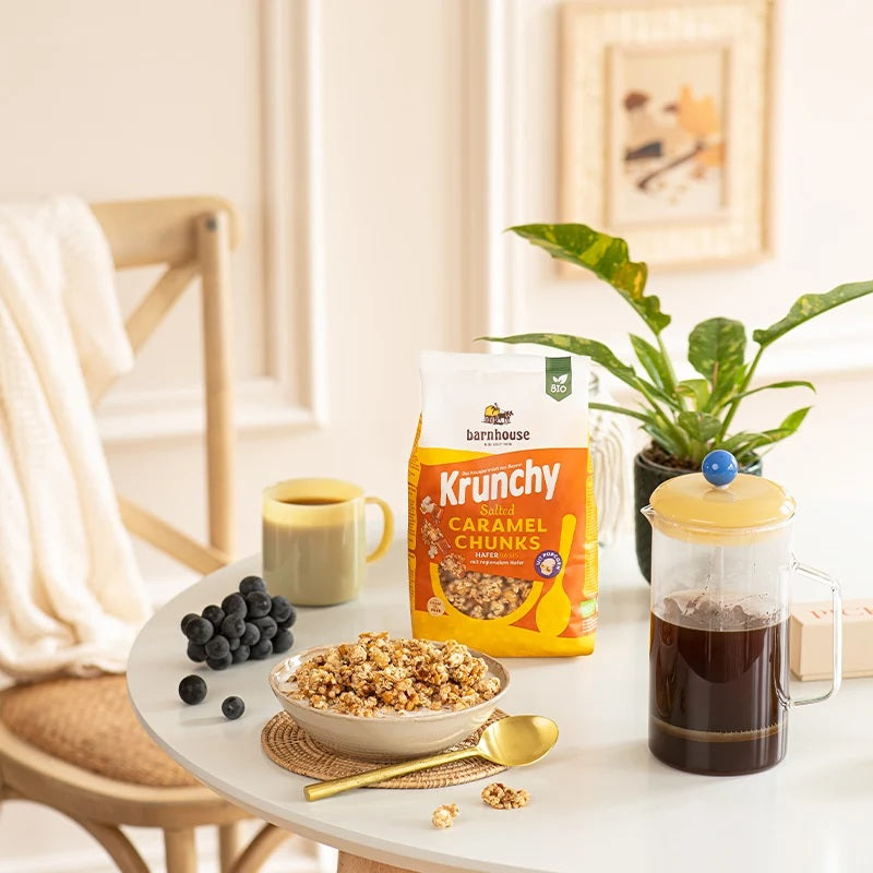 Musli Bio Crunchy cu Caramel Sarat Barnhouse 500 g
