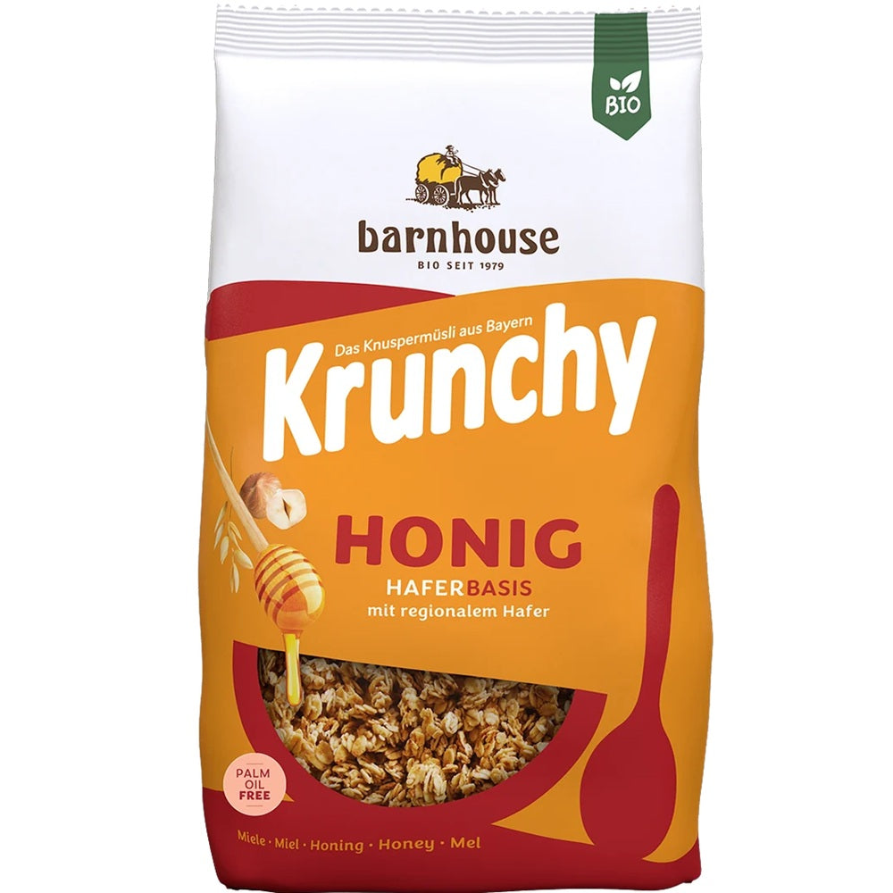 Musli Bio Crunchy cu Miere Barnhouse 600 g