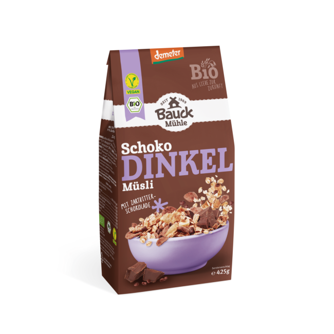 Musli Bio cu Spelta si Ciocolata Bauck Hof 425 g