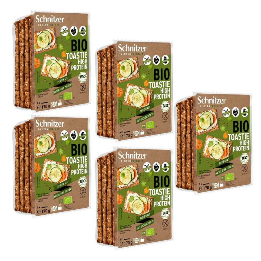 Paine Bio Fara Gluten Toastie High Protein Vegan Schnitzer 170 g