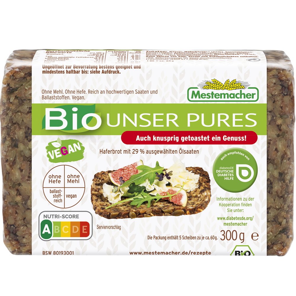 Paine Bio din Seminte Fara Faina Mestemacher 300 g