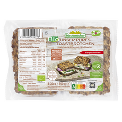 Paine Toast Fara Faina cu 23% Seminte Mestemacher 350 g