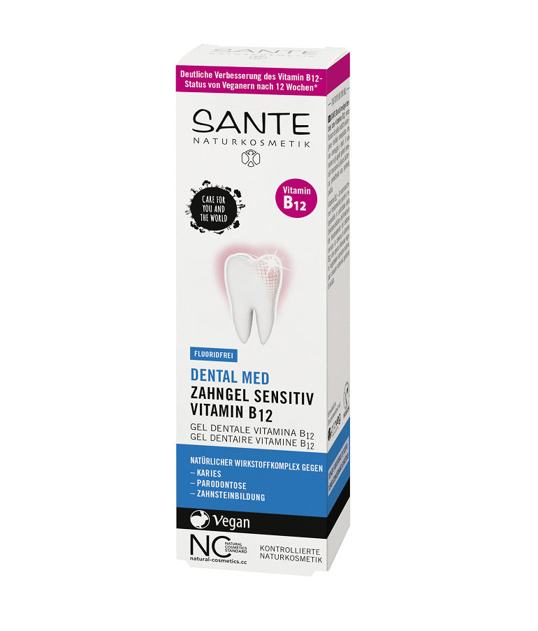 Pasta de Dinti Homeopata Fara Fluor cu Vitamina B12 Sante 75 ml