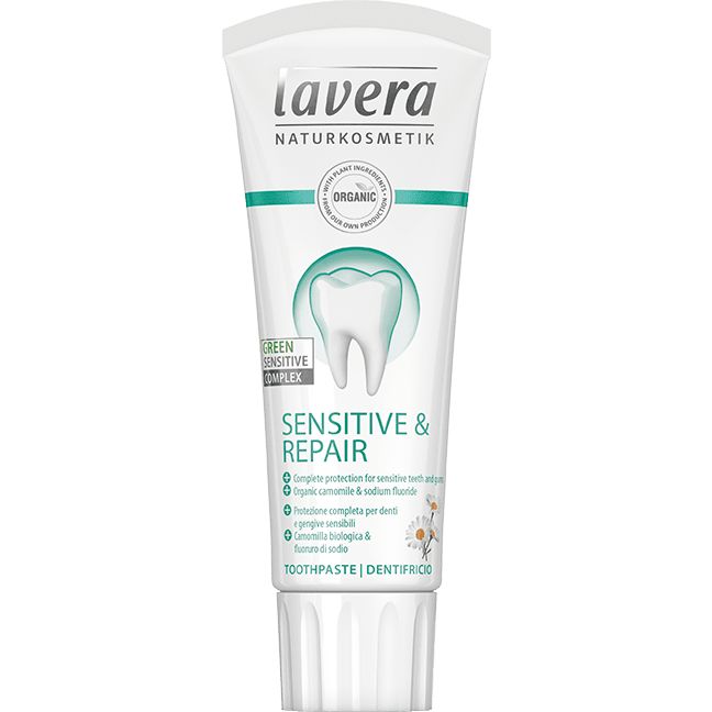 Pasta de Dinti Sensitiv & Repair Bio Vegan Lavera 75 ml