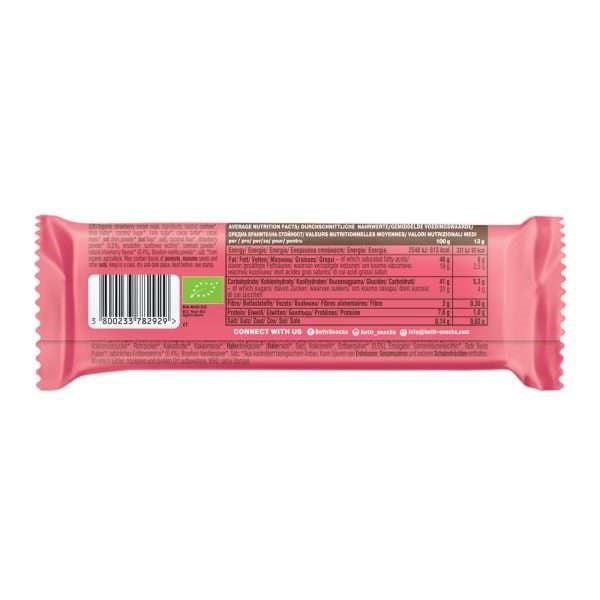 Praline Bio cu Unt de Nuci si Crema de Capsuni Bettr 3 x 13 g