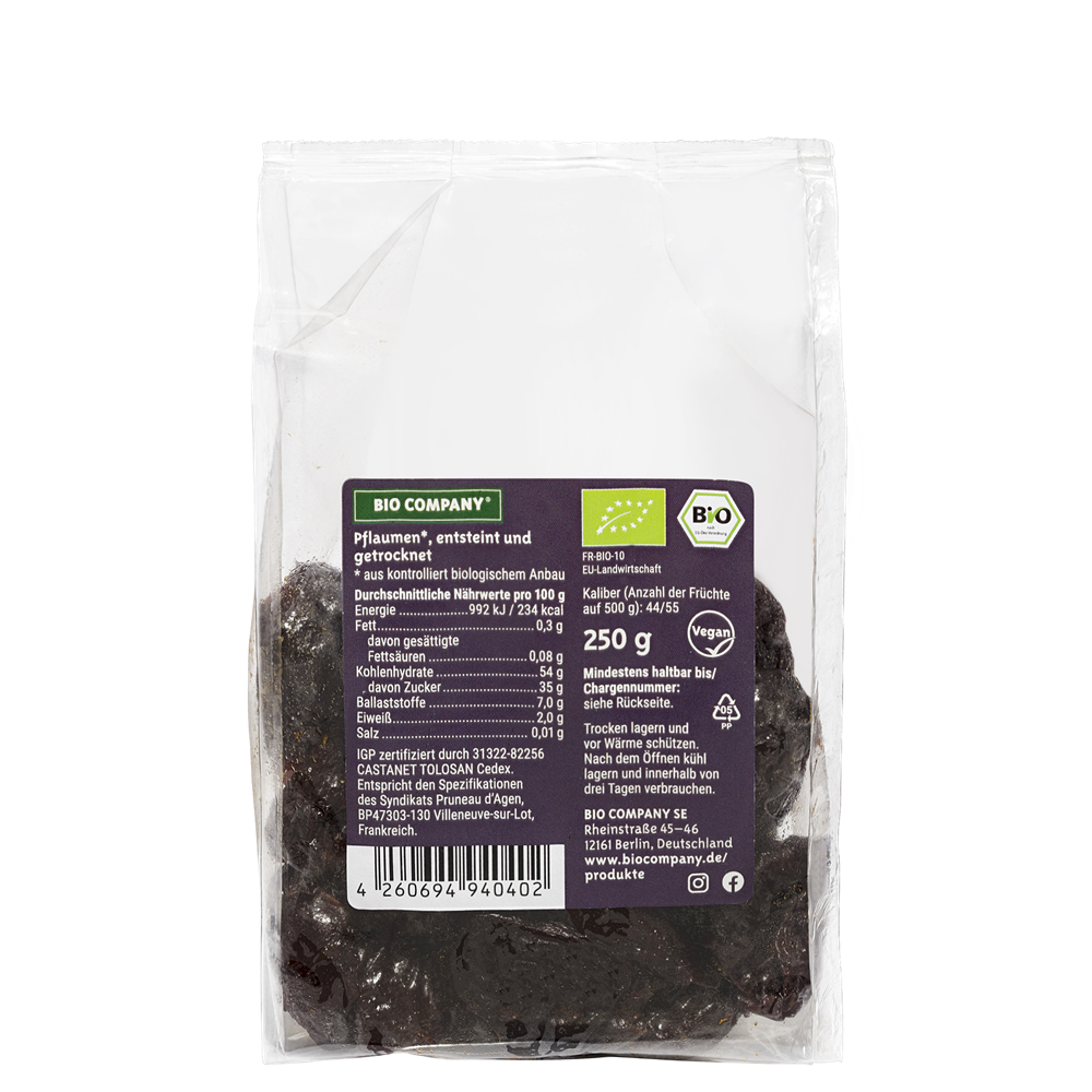 Prune Uscate Bio Bio Company 250 g