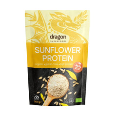 Pudra Proteica Bio din Seminte de Floarea Soarelui Dragon Superfoods 200 g