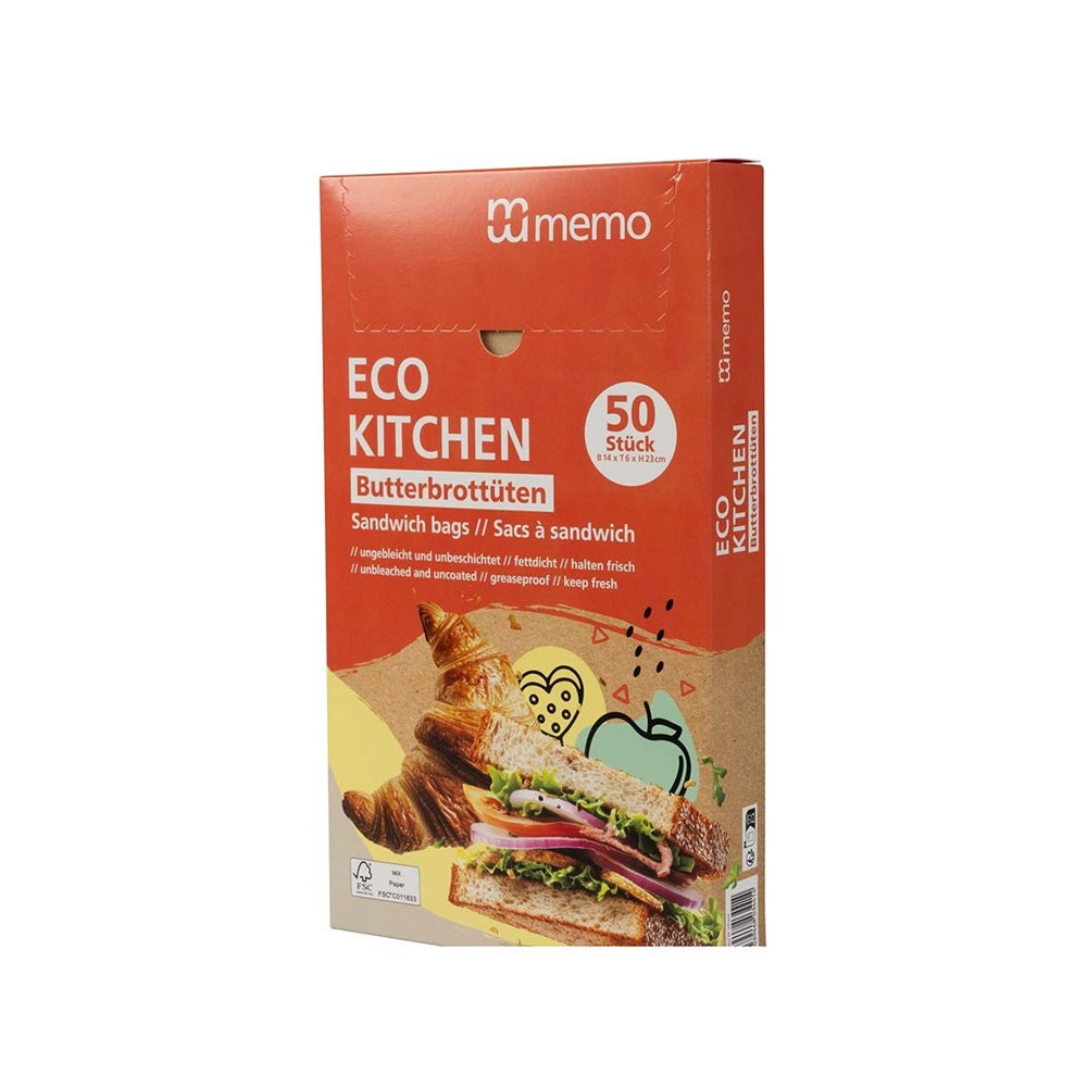 Pungi Eco pentru Sandwich Memo 50 buc