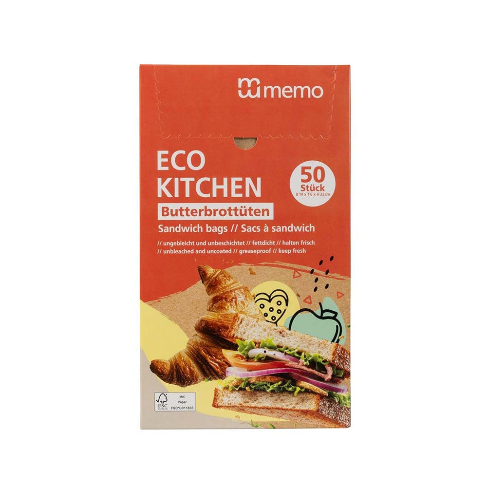 Pungi Eco pentru Sandwich Memo 50 buc