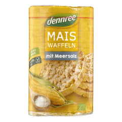 Rondele de Porumb Bio Fara Gluten cu Sare Dennree 120 g