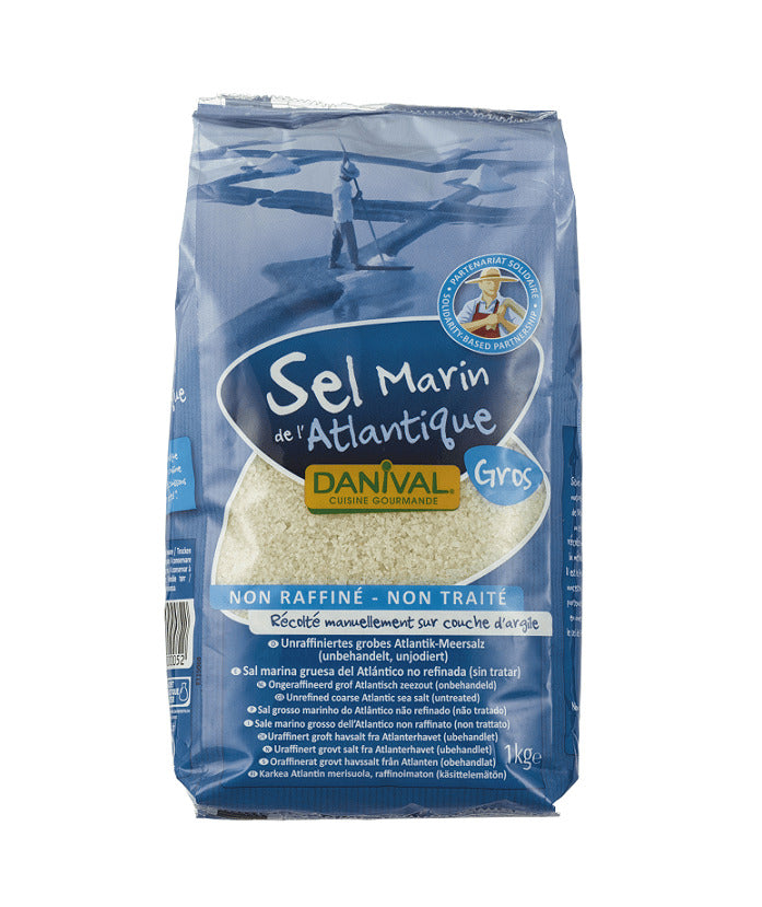 Sare Grunjoasa din Oceanul Atlantic Fara Iod Danival 1 kg