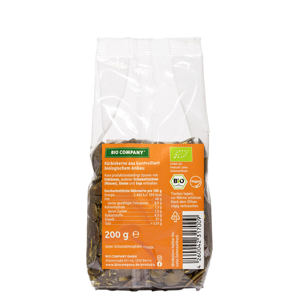 Seminte de Dovleac Bio Bio Company 200 g