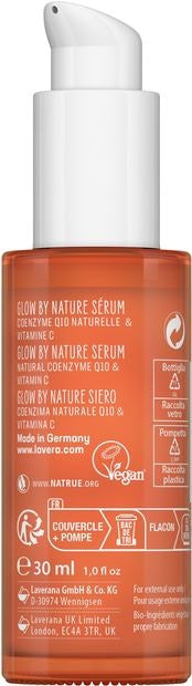 Ser Eco Hidratant Revigorant cu Vitamina C Glow by Nature Lavera 30 ml
