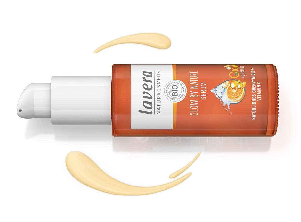 Ser Eco Hidratant Revigorant cu Vitamina C Glow by Nature Lavera 30 ml
