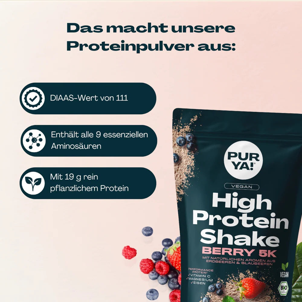 Shake Proteic Bio High Protein Berry 5k Purya 300 g