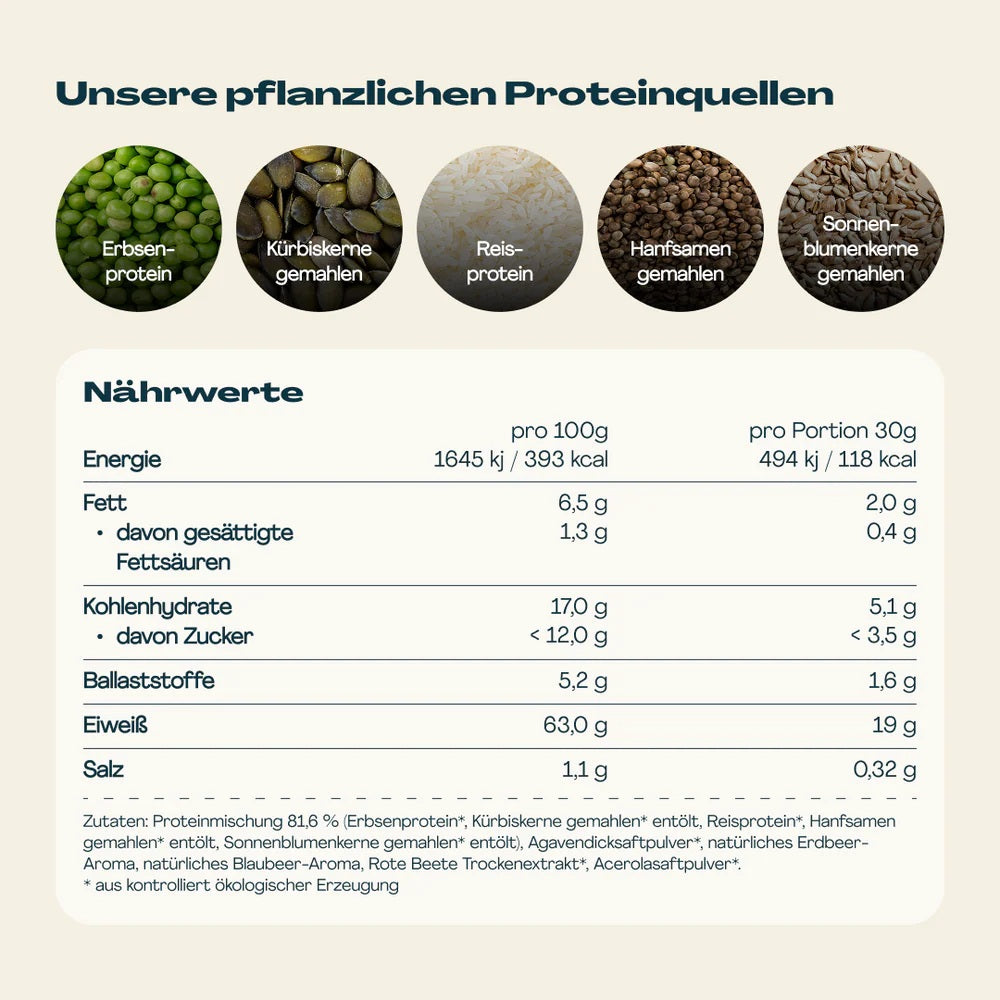 Shake Proteic Bio High Protein Berry 5k Purya 300 g