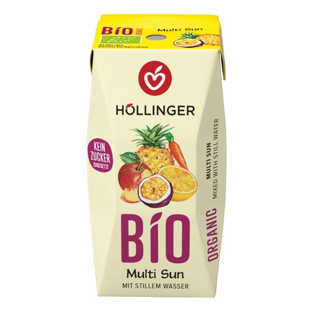Suc Multifruct Bio Sunrise Hollinger 200 ml