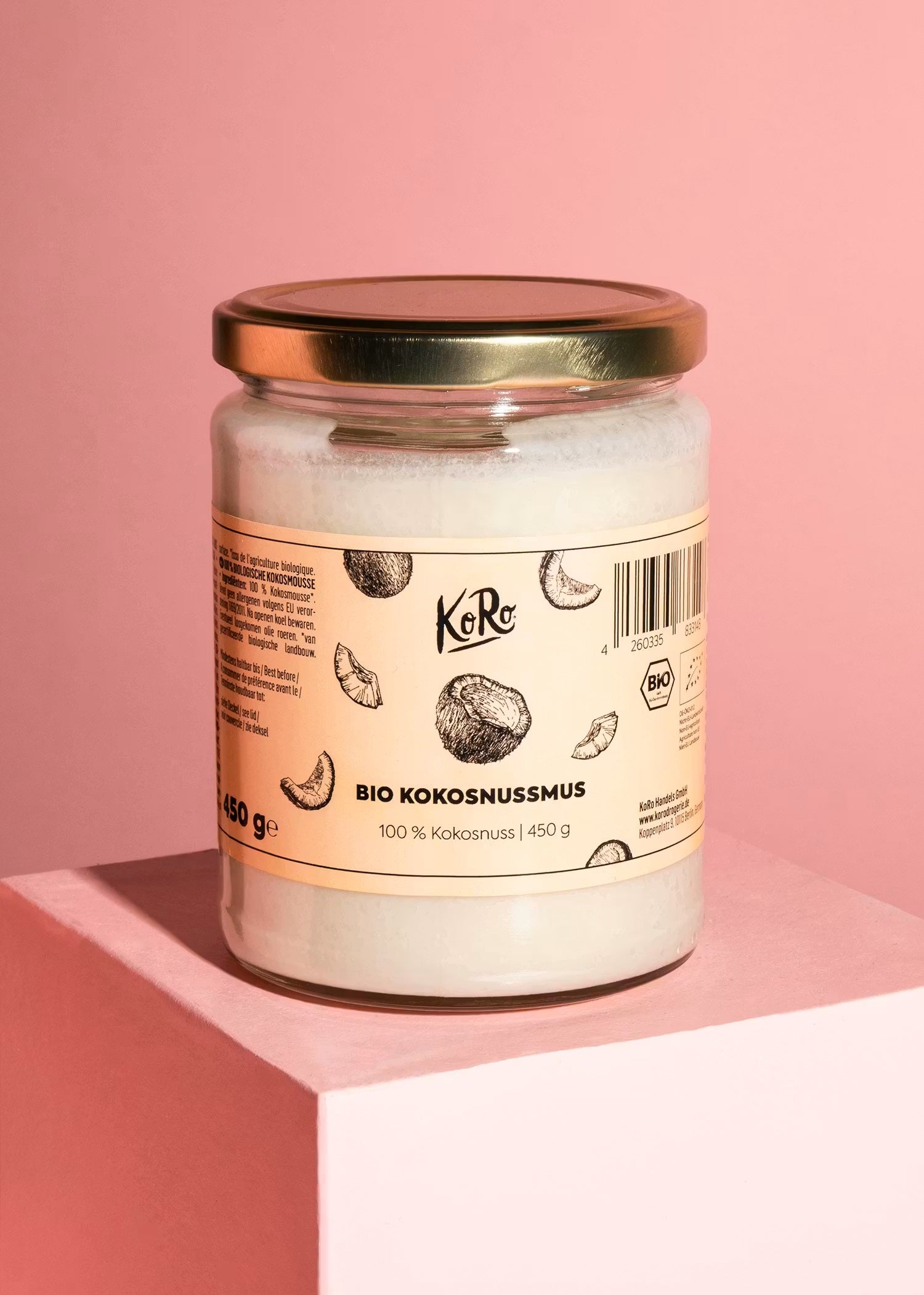 Unt de Cocos Bio Borcan Koro 400 g