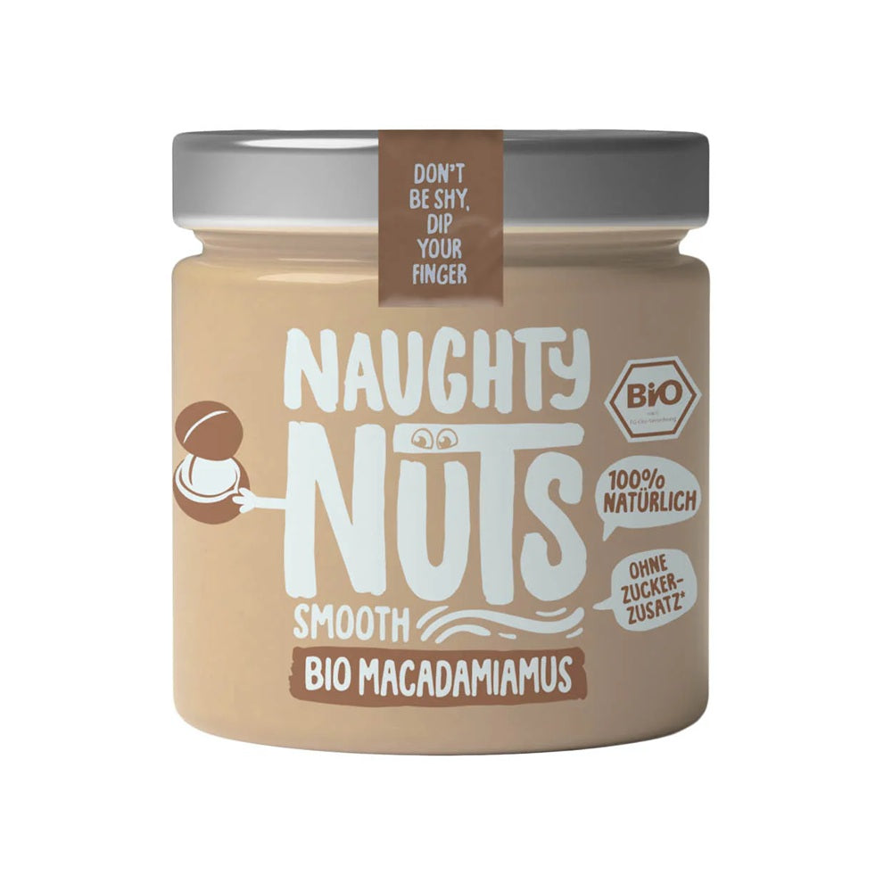 Unt de Macadamia Bio Naughty Nuts 200 g